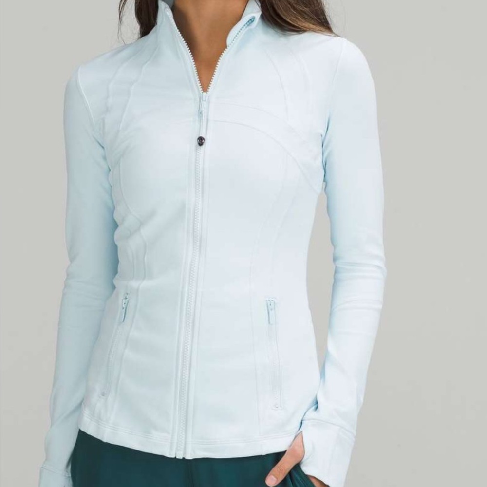 Lululemon Cropped Define Jacket NULU Powder Blue (no longer sold)